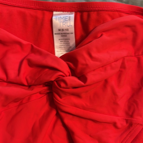 EUC Time & Tru High Waist Bikini Bottoms Size M - Picture 2 of 3